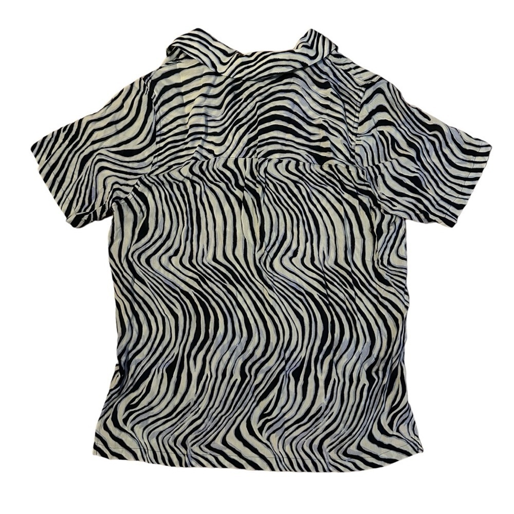 Rails Zebra Button Up Top Size Small - Picture 2 of 3